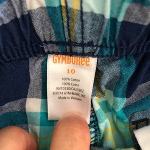 Cute plaid Gymboree Boy’s Shorts.